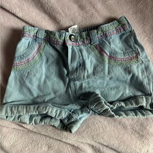 Stylish Blue Denim Women's Shorts